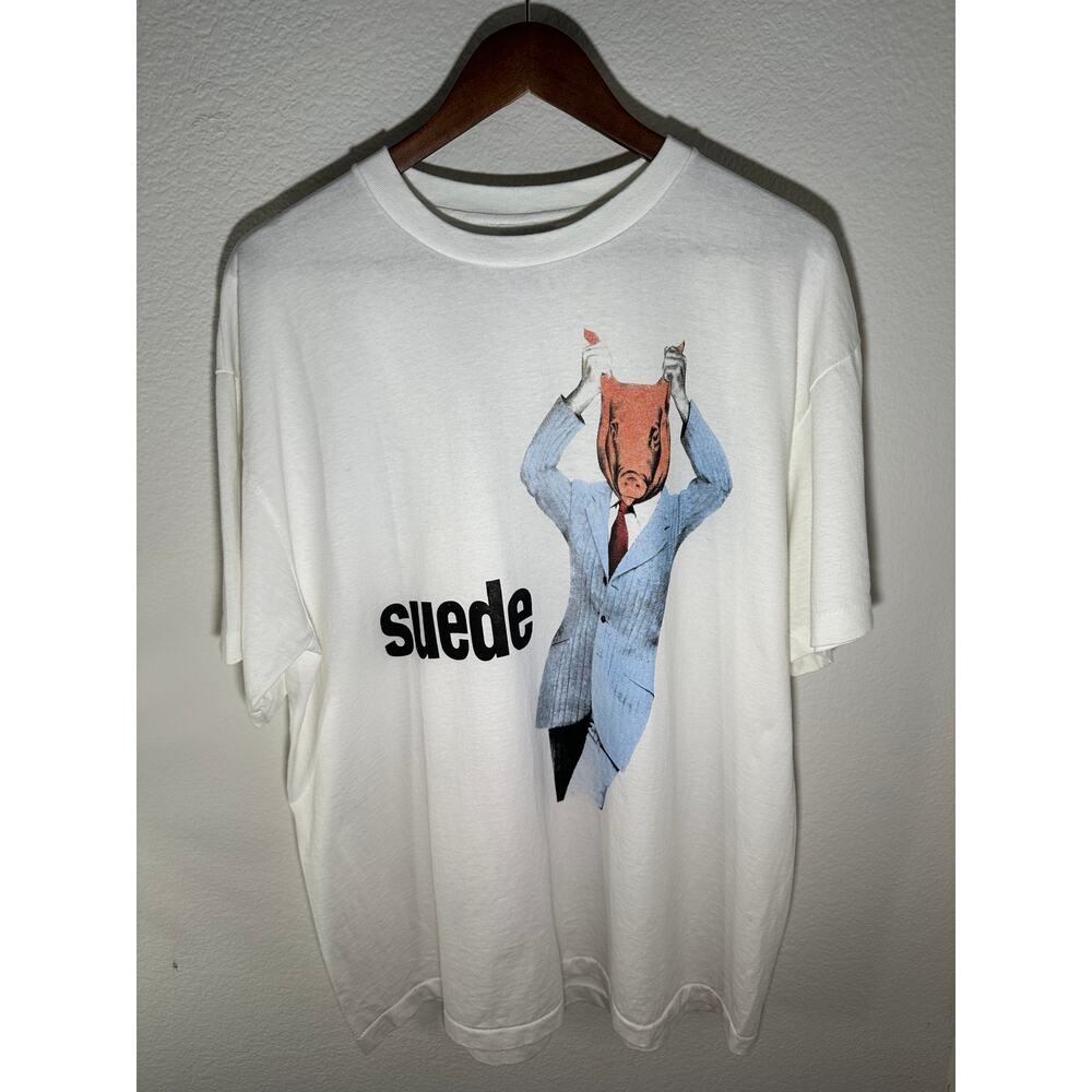 Suede U.K. Tour 1993 Vintage Reprint Single Stitch T-Shirt Screen Starts Tag